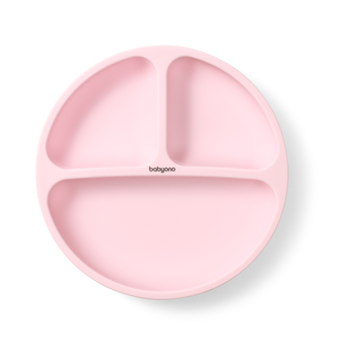 B.O. rožinė silikoninė lėkštė