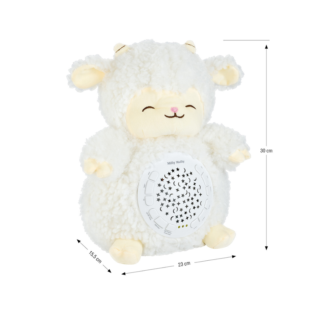 MILLY MALLY pliušinis žaislas su projektoriumi „Milly Sheep“